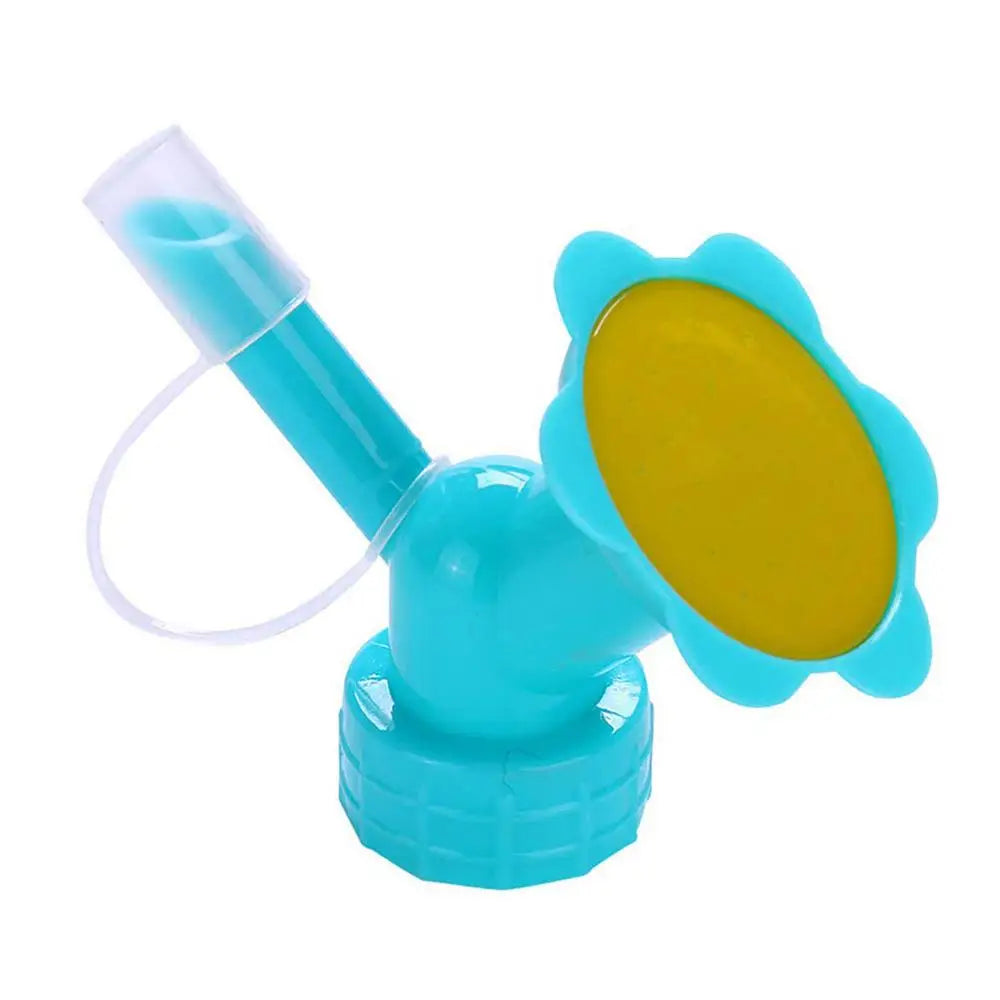 Watering Nozzle Sun Flower Automatic Watering Waterer Gardening Beverage Bottle Plant Irrigation Garden Watering Tools Zpaxo Random lid color 1PC