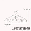 Wave-shaped Clothes Hanger Garment Rack Drying Laundry Storage