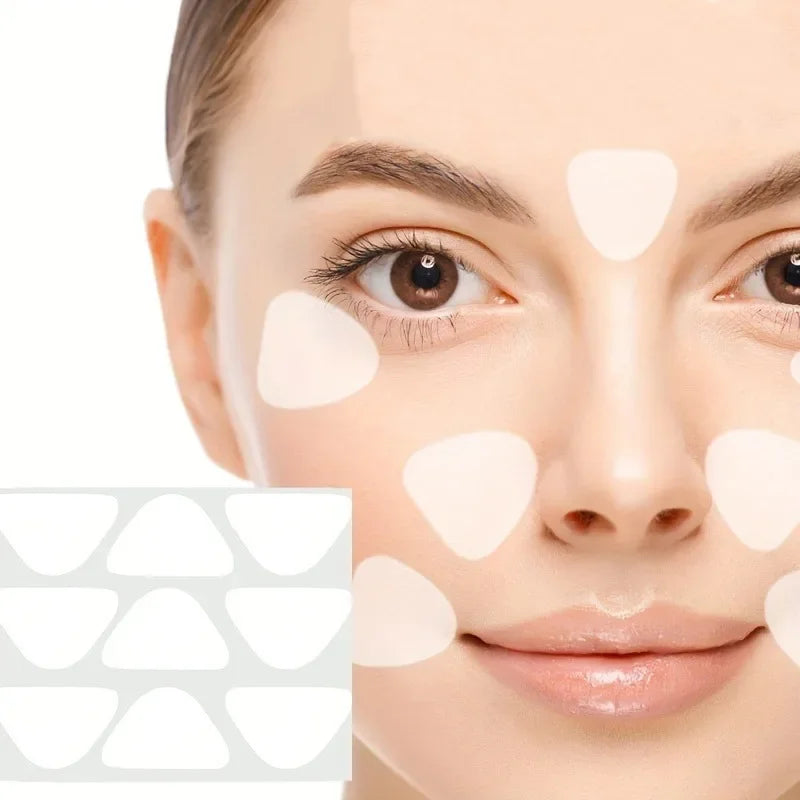 36/90PCS Forehead nasolabial fold patch PE material forehead and smile patterns transparent invisible nasolabial fold patch Zpaxo