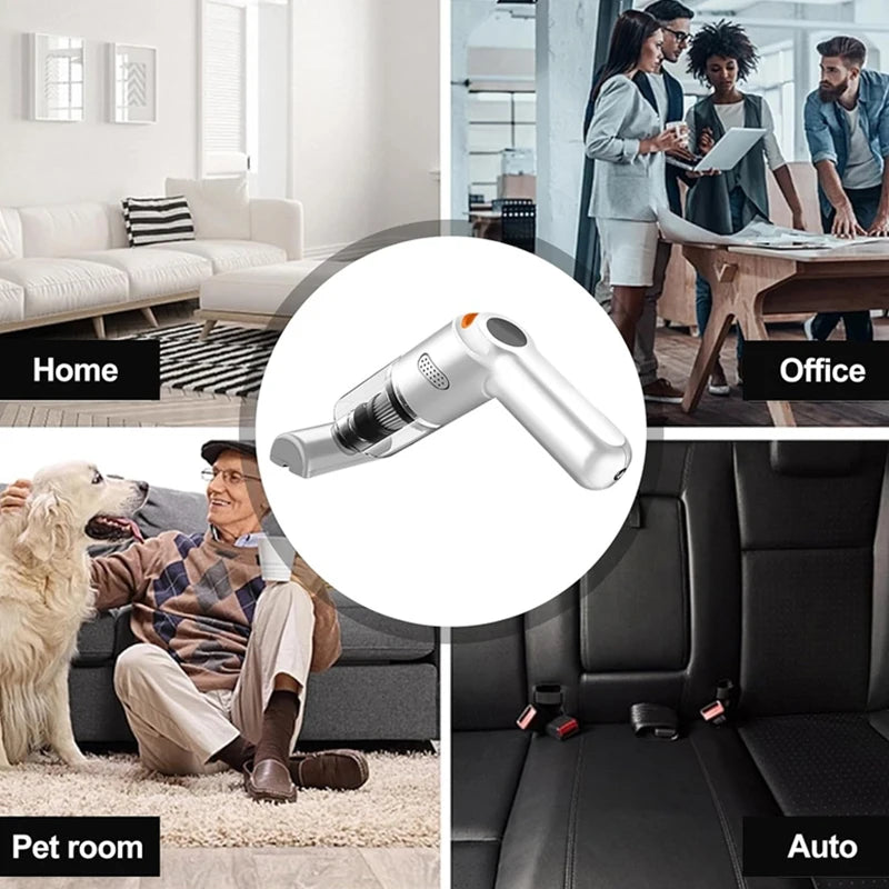 15000Pa Wireless Mini Vacuum Cleaner Handheld Large Suction Car Vacuum Cleaner For Home Car Vacuum Cleaner Pet Hair Absorber Zpaxo