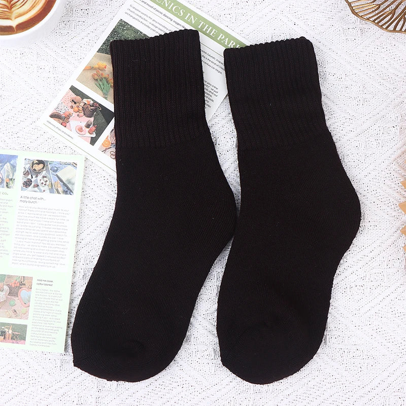 Cozy Snow Socks Women Fuzzy Thickened Warm Sleeping Stockings Winter Zpaxo 4 One Size