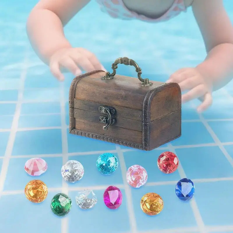 Diving Gems Pool Colorful Jewels Kid Water Training Gem Dive Throw Zpaxo