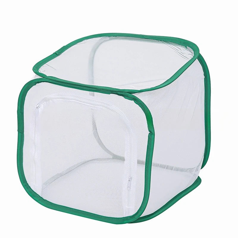 Outdoor Folding Insect Breeding Cage Butterfly Cage Hatchable Mesh Breathable Light Transmitting Insect Observation Box Cage Zpaxo