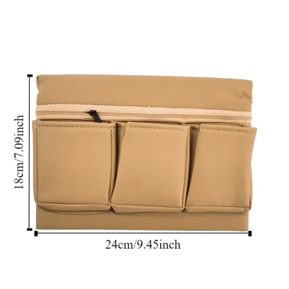 Universal Car Window Armrest Hanging Bag Waterproof Leather Seat Pad Zpaxo