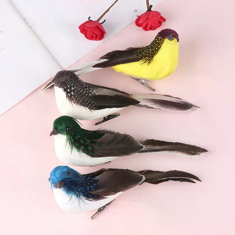 Wedding Garden decoration.ornament Mini fake birds artificial foam doves Zpaxo