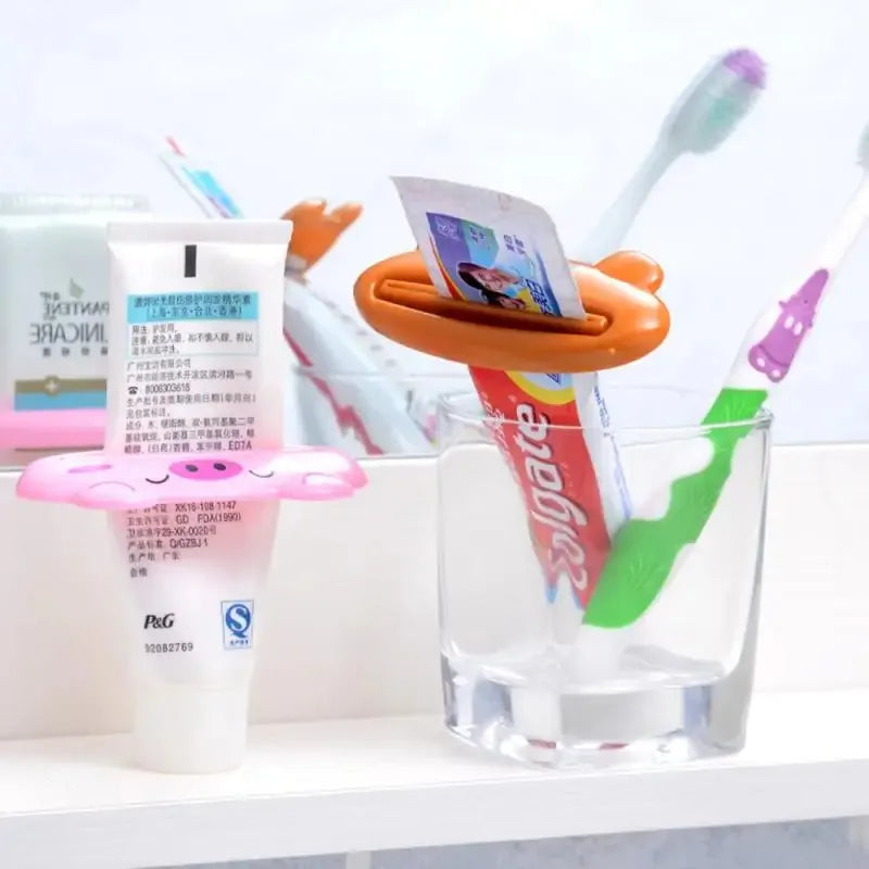 Animal Toothpaste Tube Squeezer & Roller Dispenser – 1/2/3 Pack