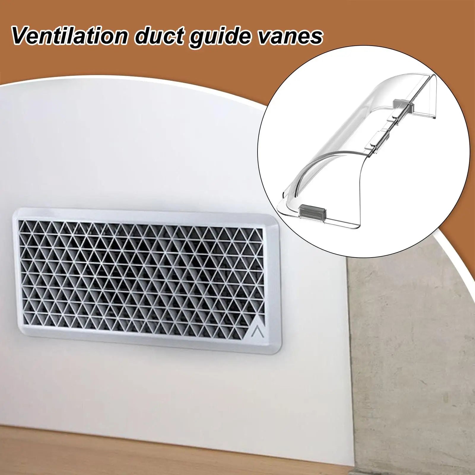 Air Vent Deflector Magnetic Heat Outlet Shield Diverter Floor
