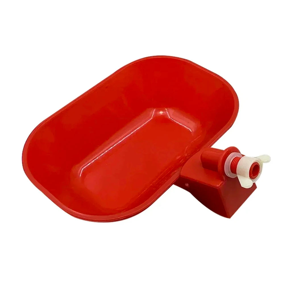 5 Pieces of Red Automatic Water Dispenser for Chickens Ducks Geese Water Bowls Poultry and Birds Poultry Feeding Products Zpaxo