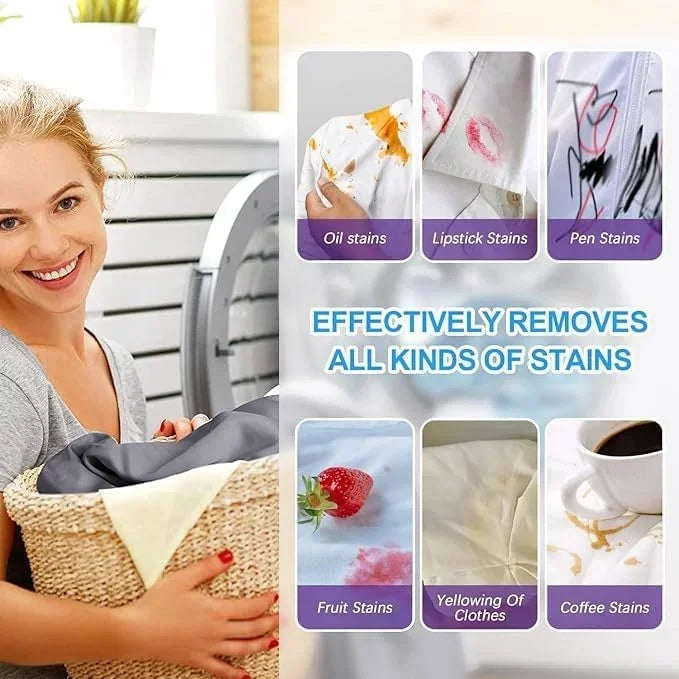 Active Enzyme Clothing Stain Stain Remover Clothing Oil Stain Remover Dissolve Oil Stains Removers for children's clothing Zpaxo