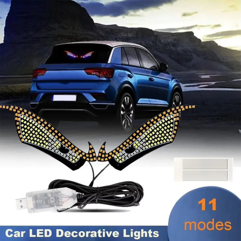 Night Driving USB Demon Eye Light 5V RGB Dynamic Devil Eyes Zpaxo