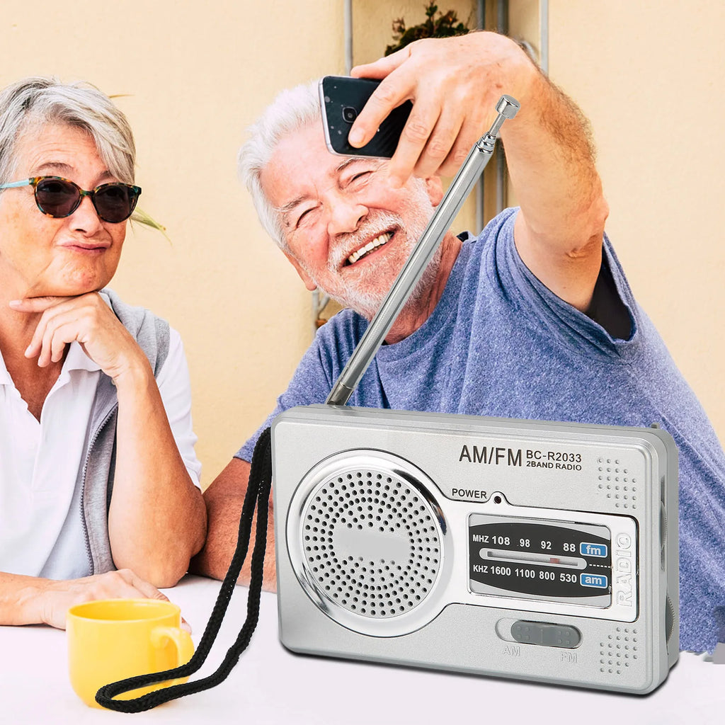 AM FM Transistor Radio DSP Chip Portable Pocket Mini Loudspeaker