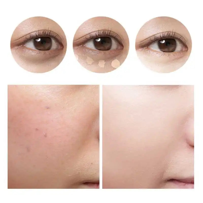 1PC Covering Dark Circles and Tear Troughs, Durable, Natural, Waterproof, Lightweight, Concealer, Suitable for Daily Use Zpaxo