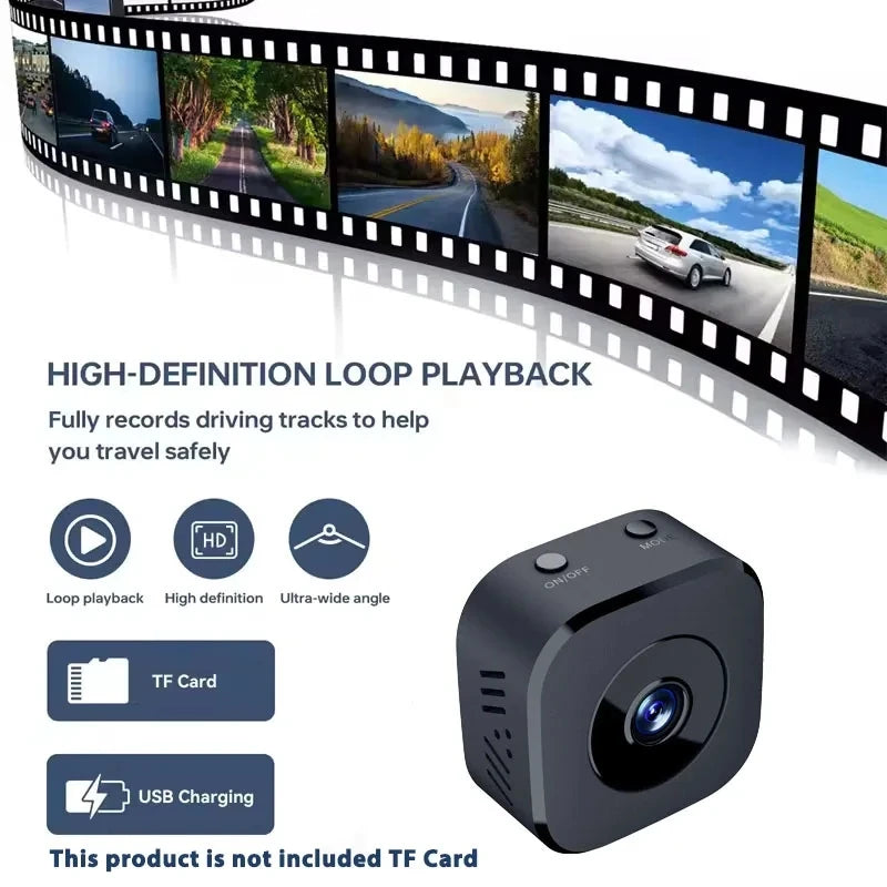 Mini Security Camera 4K FullHD Wifi Surveillance 2 Way Audio Motion