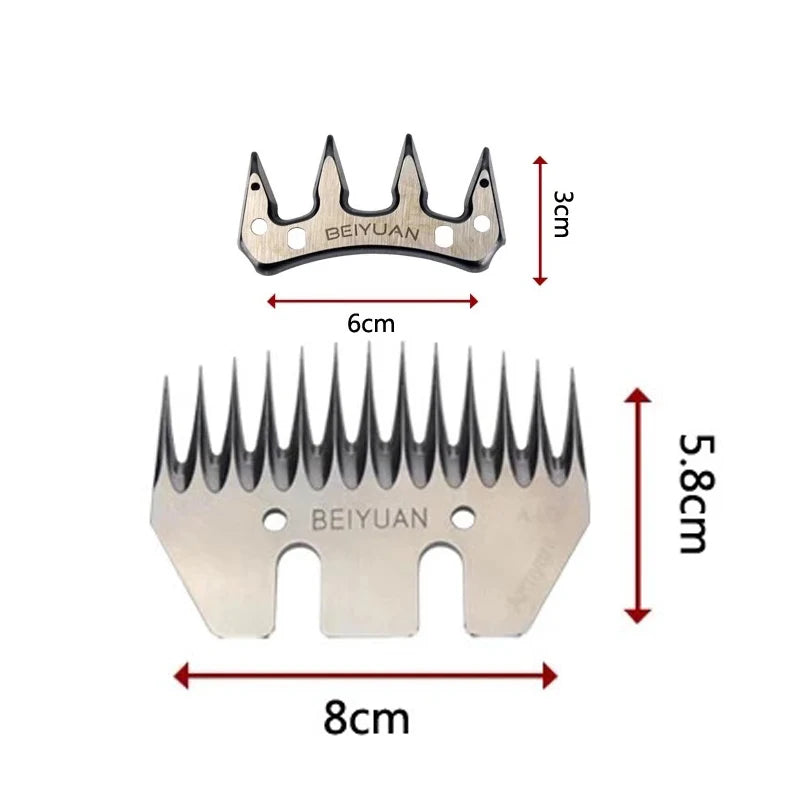 BEIYUAN Sheep Goats Shears Convex Comb Cutter Shearing Clipper 13 Zpaxo