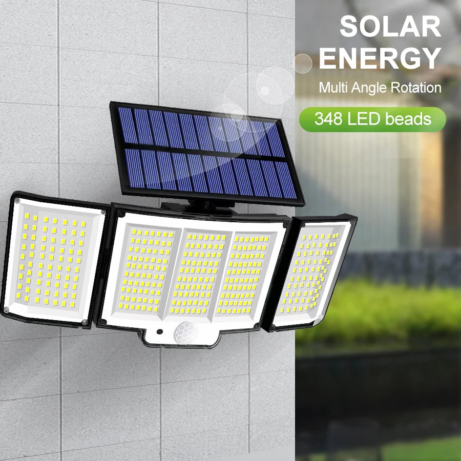 234 318 348 LED Solar Lights 3 Working Modes Bright Motion Sensor Zpaxo