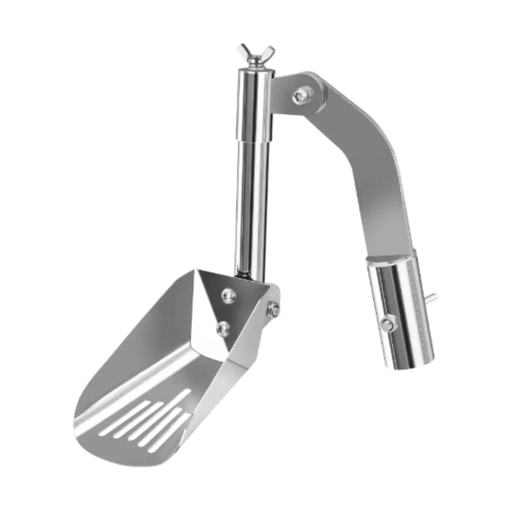Home Gutter Cleaner Scoop Lightweight Aluminum Alloy Shovel Roof Zpaxo Silver
