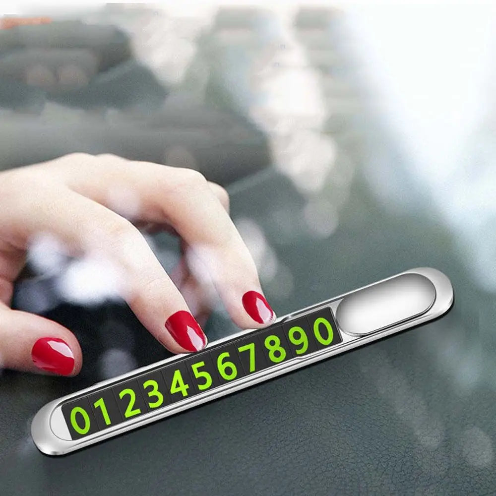 Night Noctilucent Parking Stop Sign Car Park Supplies Luminous Phone Zpaxo