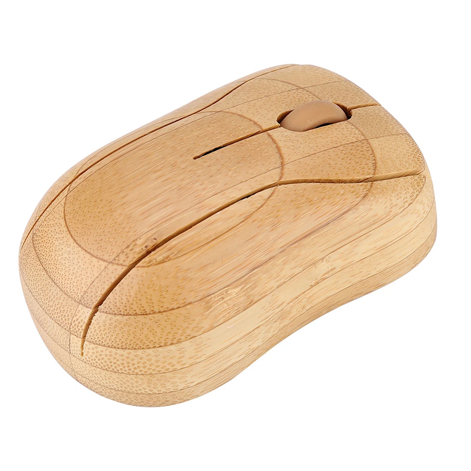 2 4GHz Bamboo Wireless Optical Mouse Laptop Computer Wooden Wood
