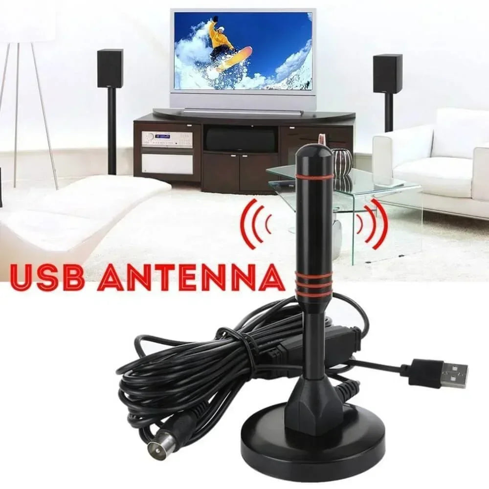 HD Digital TV Antenna Indoor Amplified dab antenna 200 Miles Ultra HDTV With Amplifier VHF/UHF Quick Response Outdoor Aerial Set Zpaxo