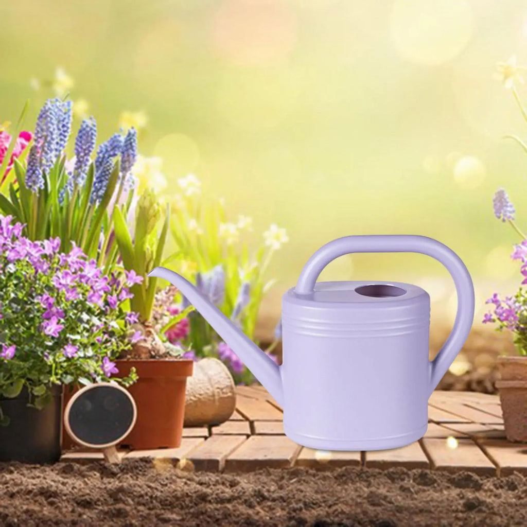 Watering Can Household Practical Modern for Home Office Saving Effort Lightweight Ergonomic Handle Watering Pot Easy to Use Zpaxo violet 2L