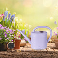 Watering Can Household Practical Modern for Home Office Saving Effort Lightweight Ergonomic Handle Watering Pot Easy to Use Zpaxo violet 2L