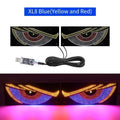 LED Display Devil Eyes Light Matrix Pixel Panel Cool Car Decorative Zpaxo XL8