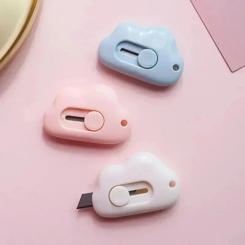 Kawaii Mini Cloud Utility Knife – Cute Paper Cutter & Craft Tool