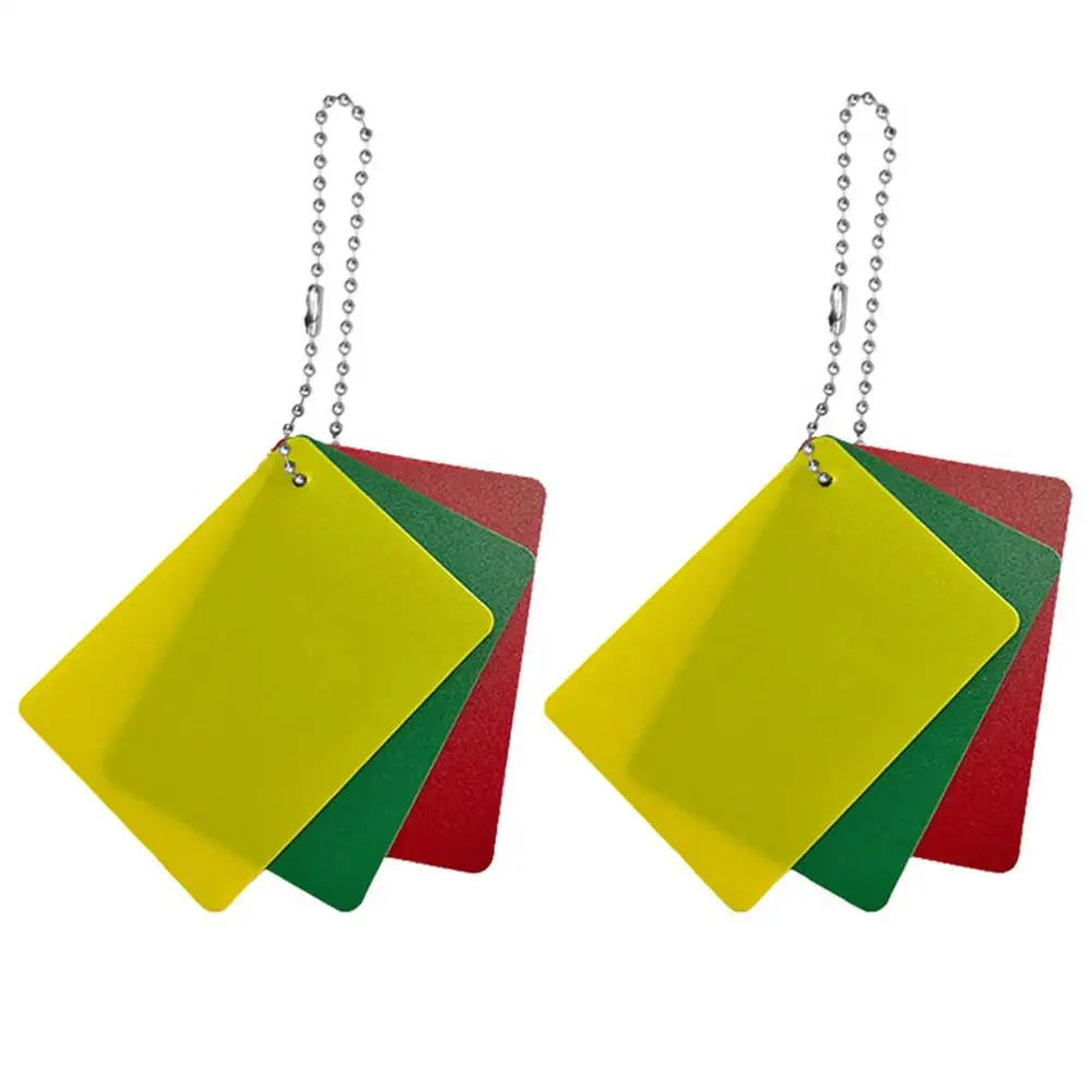 Football Penalty Cards Sports Refereeing Accessories Red Yellow Green