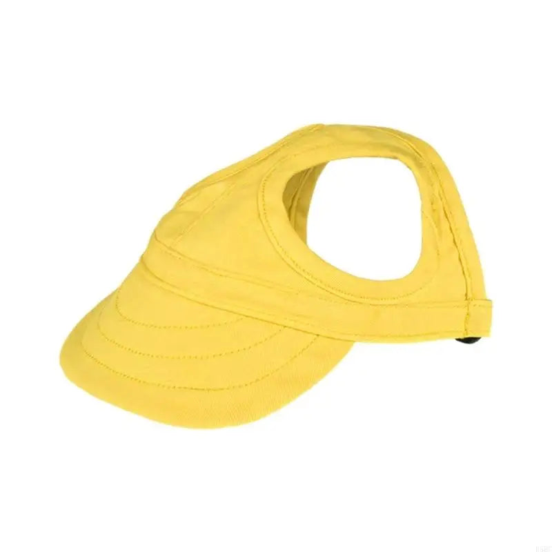 Stylish Dog Cap 4 Size Available Breathable Design Pet Sun Hat For Daily Walks And Play Beach Zpaxo Yellow L CN