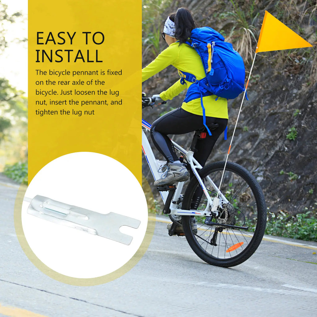 Portable Professional Safety Flag Bikes Cycling Accessories Wear