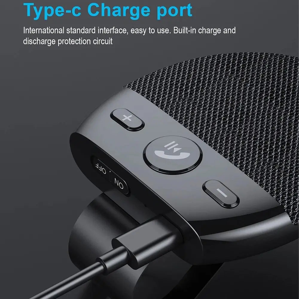 Bluetooth 5 0 Speakerphone Noise Reduction Wireless Multipoint Car Zpaxo