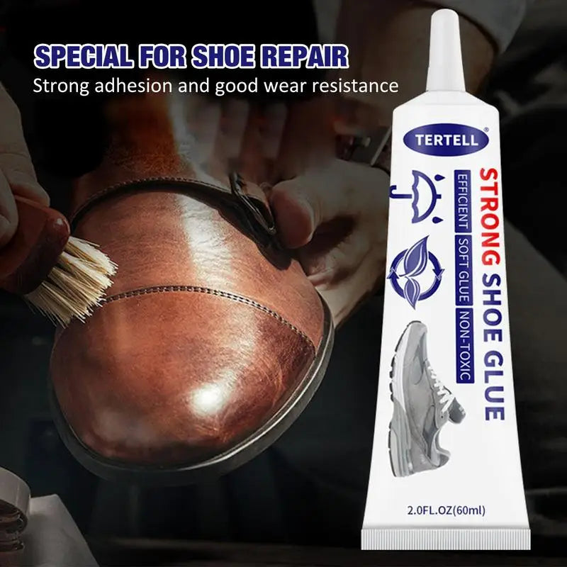 Strong Shoe-Repairing Adhesive Efficient Soft Glue for Repairing Various Shoes Waterproof Shoemaker Professional Repair Tool Zpaxo