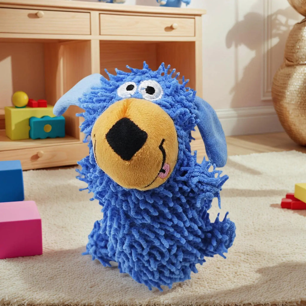 Plush Squeaky Dog Toy Puppy Chew Toys for Teething Enrichment Stimulation Puppy Chewers for Companionship Entertainment Reward Zpaxo