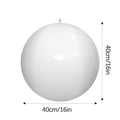 40CM Floating Pool Lights Ball Inflatable Waterproof Glow LED Decorative Ball Lamp for Swimming Pool Beach Garden Lawn Decor Zpaxo 16 color 40cm China Mainland