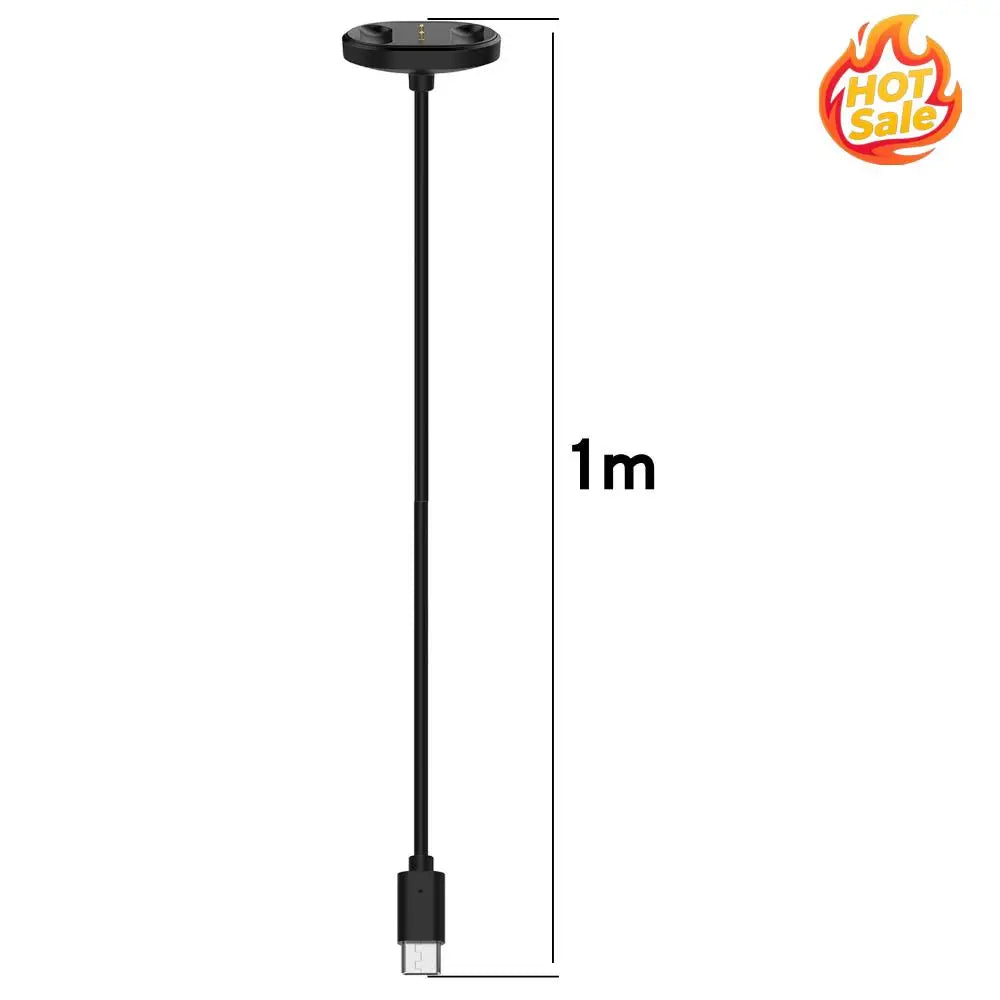 1m Data Sync Charging Cable for Meta Display Glasses Bracelet Charging Cable Data Cord Charger Adapter Charge Cord Replacement Zpaxo