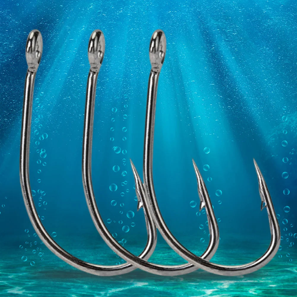 Box Barbed Fishhooks Carbon Steel Carp Fishhook Fishing Hooks