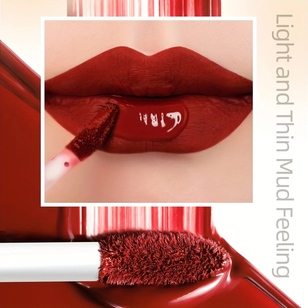 24 Colors Matte Lip Gloss, Long-Lasting, Smudge-Proof, Non-Sticky Lip Stain Valentine's Day Gifts, Ideal For Mardi Gras Zpaxo