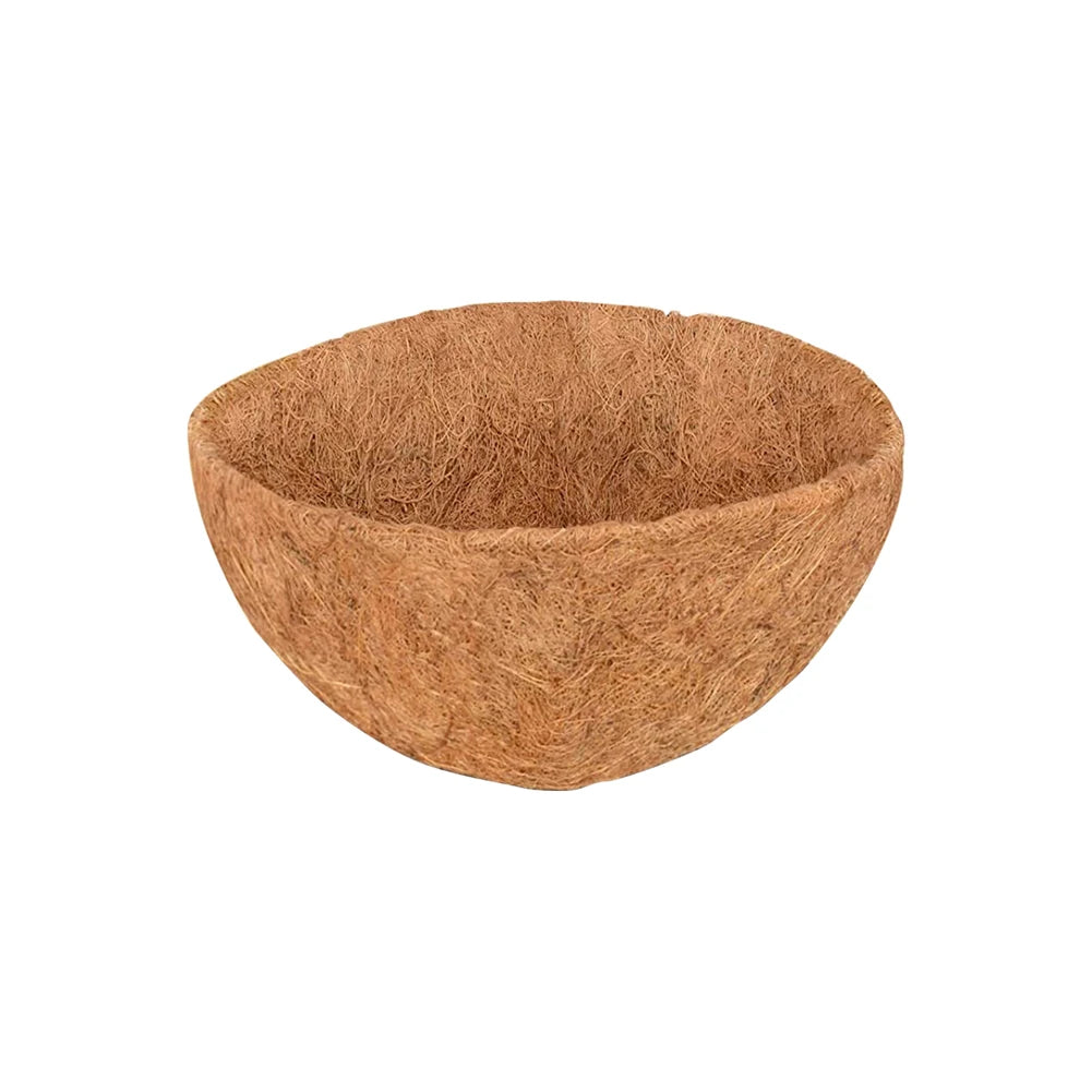 Natural Hanging Basket Liner Multifunctional Coconut Planter Cushion Waterproof Cuttable Replaceable for Garden Balcony Supplies Zpaxo