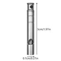 Outdoor Emergency Whistle Multifunction Survival Training Whistle Camping Hiking Survival Sports Anti Lose Whistle Zpaxo onesize