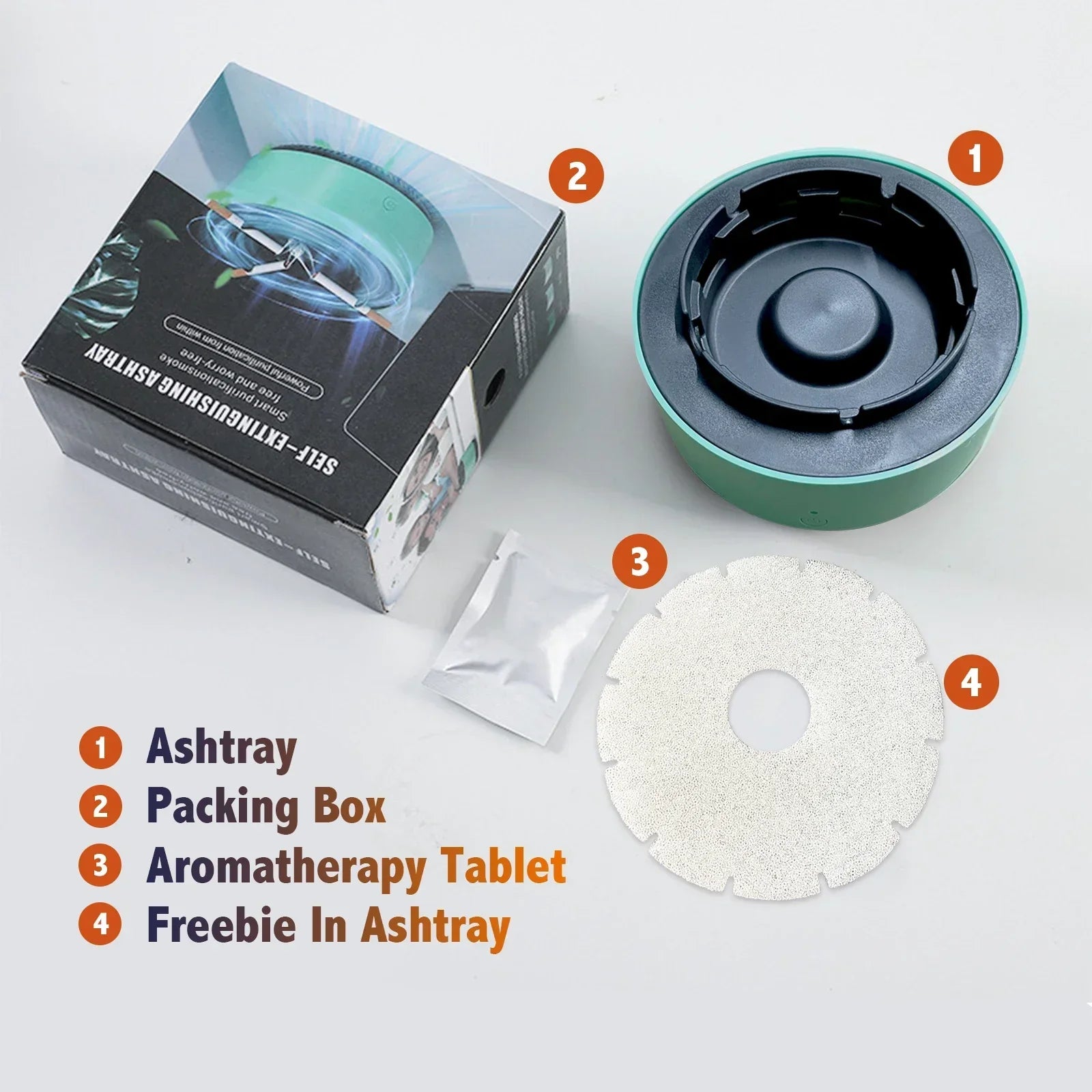 Ashtray Air Purifier Intelligent Passive Smoking Removal Smoke Smell