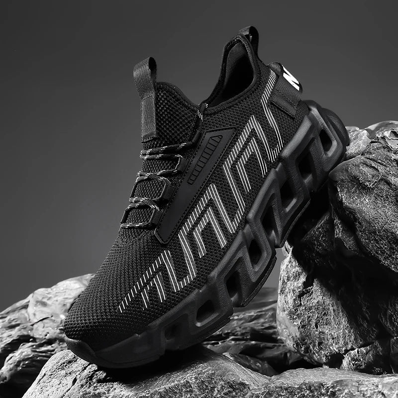 Men's Casual Sneakers Luxury Trainer Shoes Breathable Race Running