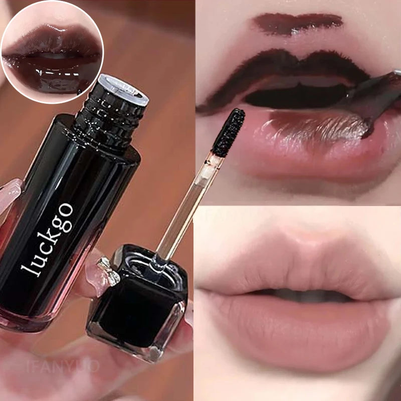 Chocolate Brown Peel Off Lip Stain Waterproof Long Lasting Makeup
