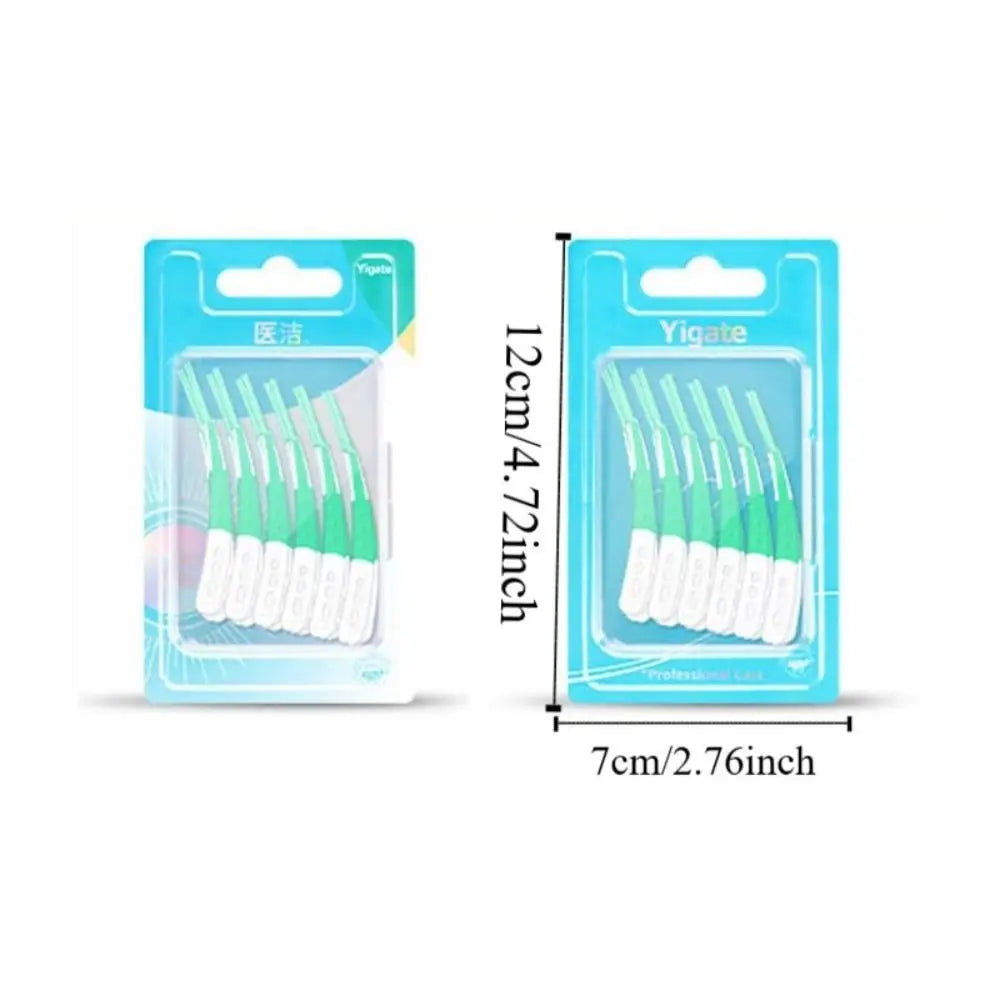 60Pcs New Silicone Interdental Brush 60Pcs Soft Bristle Tooth Cleaning Brush Inter-Dental Deep Cleaning Toothpicks Oral Cavity Zpaxo