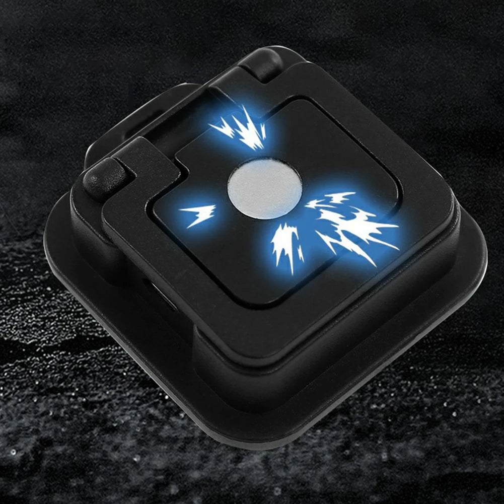 500LM Small Pocket Flashlight USB Charging Keychain Compact Camping