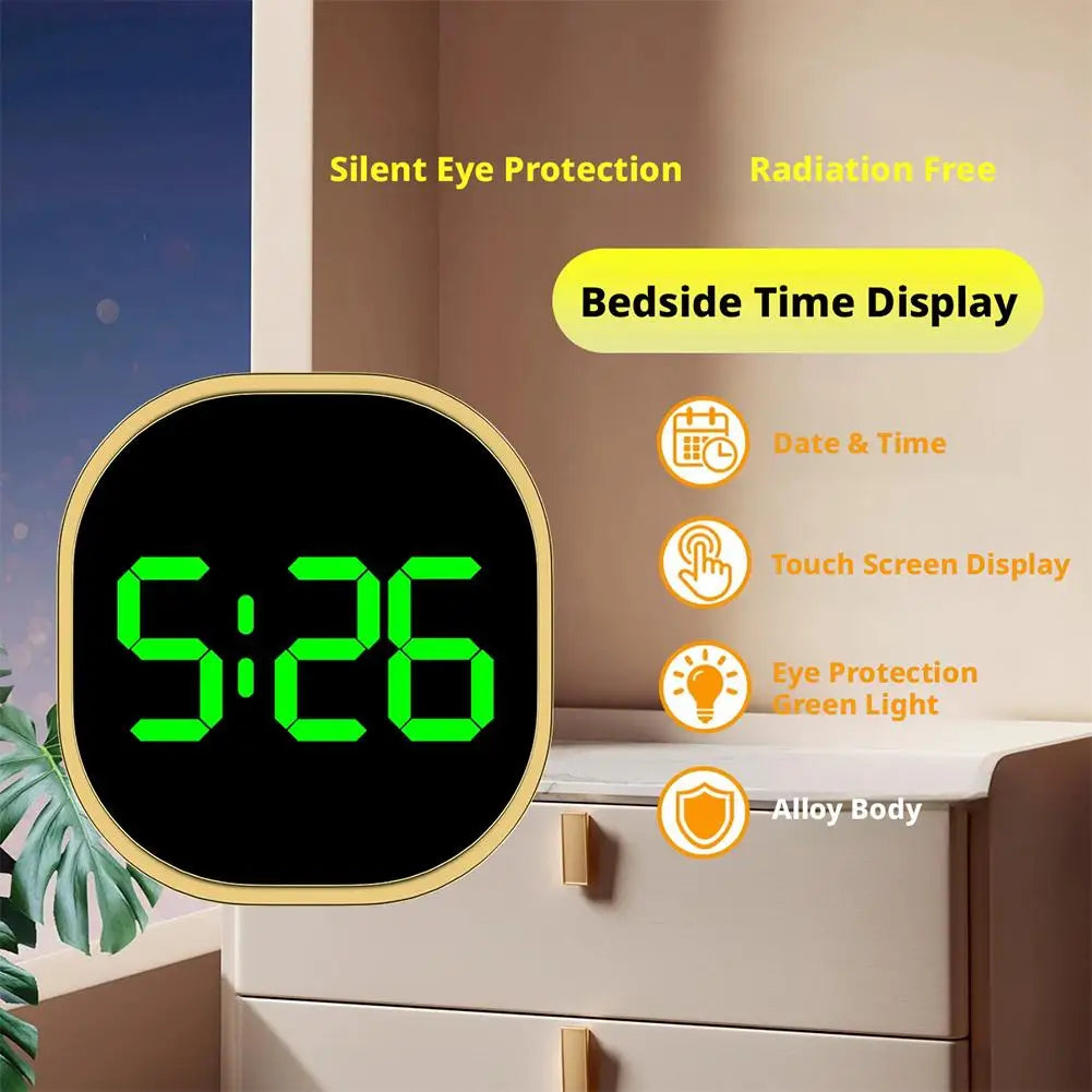 Mini LED Digital Stick-On Car Dashboard Clock | Auto Accessory Car Dashboard Clock Zpaxo