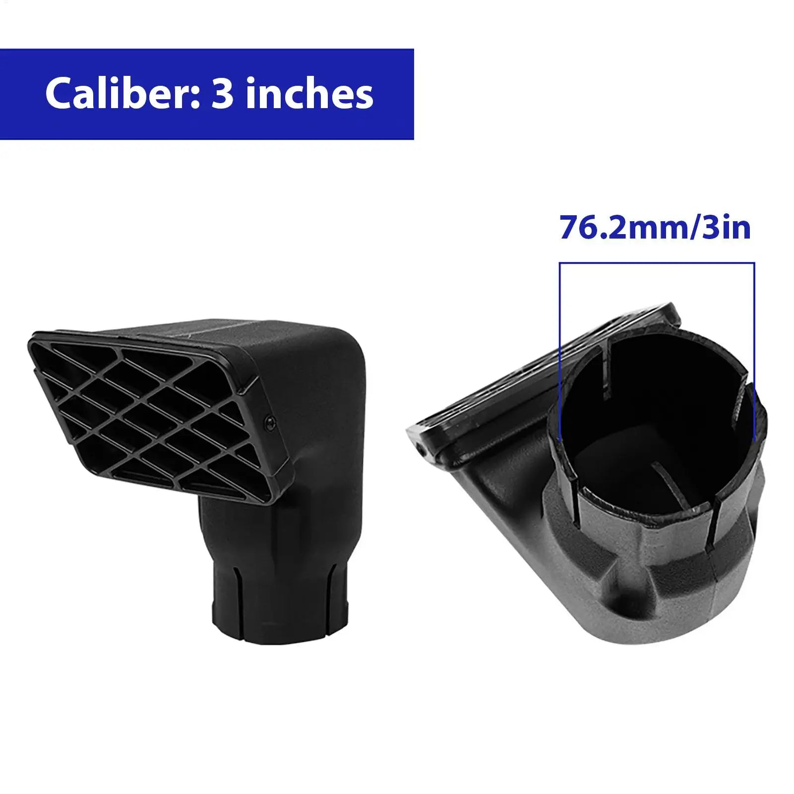 Car Snorkel Head Replacement Lightweight Ram Air Impact Resistant