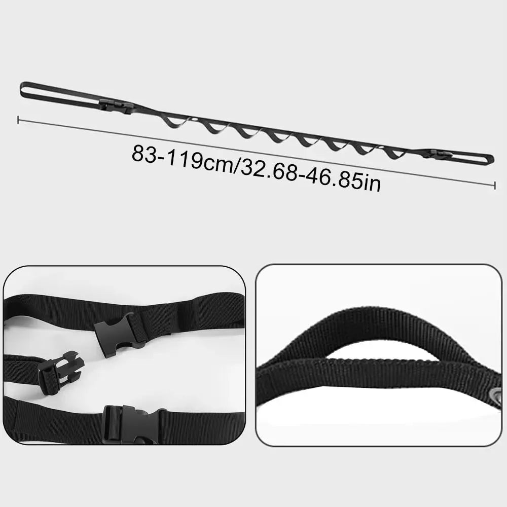 Retractable Design Portable Drying Line Outdoor Use Compact RV Clothesline Hanger Save Space Portable Automotive Drying Line Zpaxo