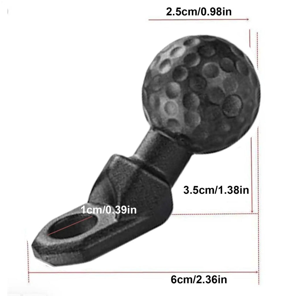 Angled Head Adapter Ball Base Angled Shock Absorbing Sturdy Alloy Ball Base Motorcycle Phone Holder Cycling Accessories for Bike Zpaxo