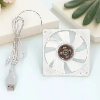 Pet Cooling Fan Hamster Cage USB Plug Mini Portable Lightweight Small