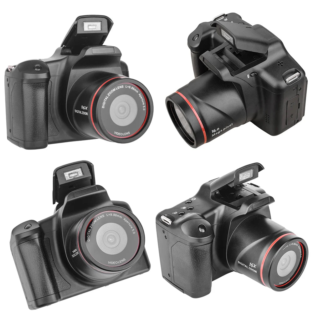 1080P 16MP Camcorder 16X Zoom Vlogging Camera LCD Screen Video